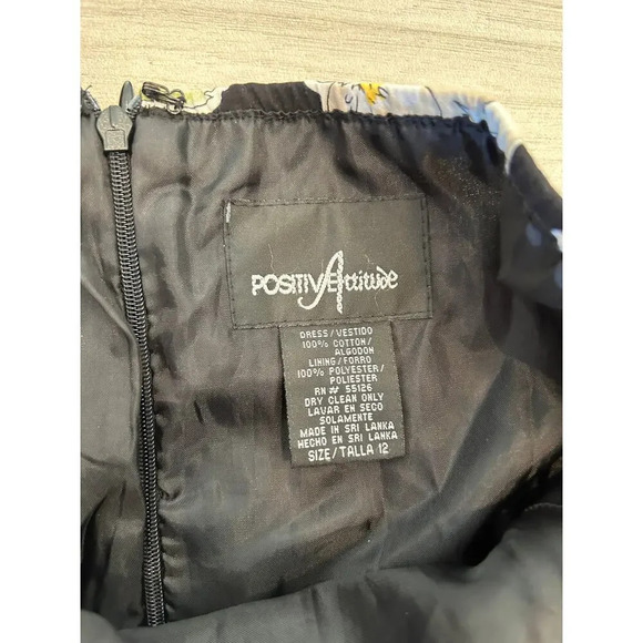 Positive Attitude Floral Halter Dress Size 12 - Picture 7 of 7